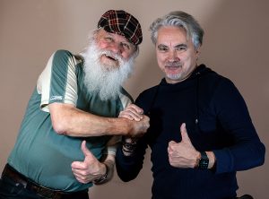 Janusz Frychel z Benem Otrębą